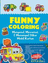 Funny Coloring: Mengenal, Mewarnai, dan Menempel Stiker Mobil Kartun