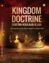 Kingdom Doctrine: Doktrin Kerajaan Allah