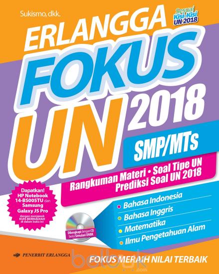 Erlangga Fokus Un Smp Mts 2018 Sukismo Belbuk Com