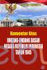 Komentar Atas Undang-Undang Dasar Negara Republik Indonesia Tahun 1945