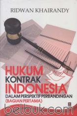 Hukum Kontrak Indonesia: Dalam Perspektif Perbandingan (Bagian 1)