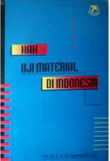 Hak Uji Material di Indonesia