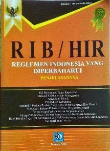 RIB/HIR Reglemen Indonesia yang Diperbaharui: Penjelasannya