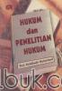 Hukum dan Penelitian Hukum