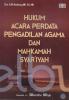 Hukum Acara Perdata Pengadilan Agama dan Mahkamah Syar'iyah