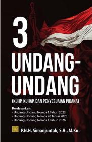 3 Undang-Undang Pidana (KUHP, KUHAP, dan Penyesuaian Pidana)