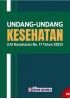 Undang-Undang Kesehatan (UU Kesehatan No. 17 Tahun 2023)