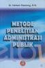 Metode Penelitian Administrasi Publik