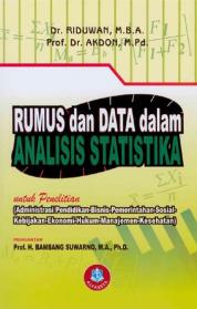 Rumus dan Data dalam Analisis Statistika